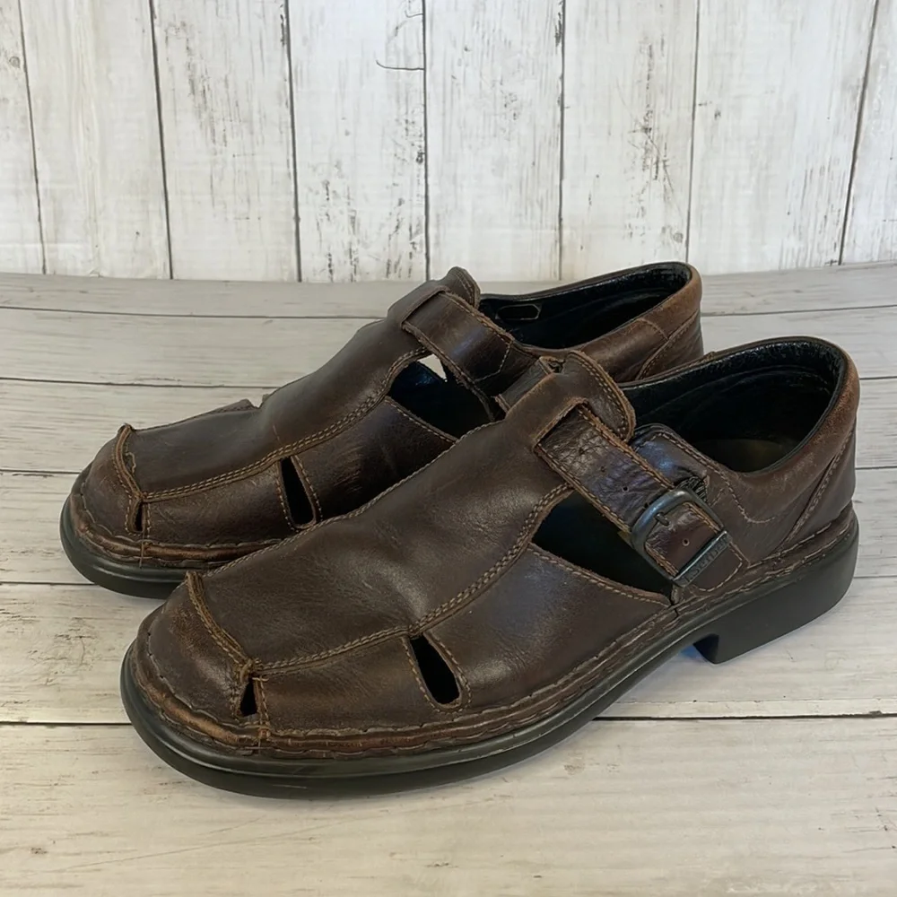 Josef Seibel Brown Fisherman Sandals
